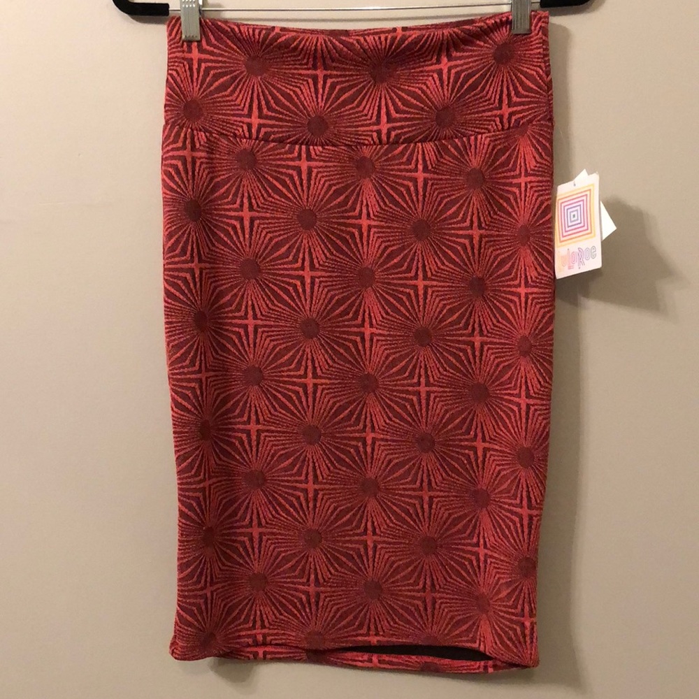 pink starburst lularoe cassie skirt
